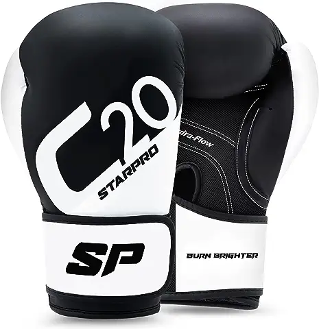Starpro C20 Pattes d'ours Boxe Incurvé en Cuir Synthétique pour Hook'n'Jab  et Coaching en Boxe, MMA, Kickboxing, Arts Martiaux, Muay Thaï et